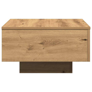 vidaXL Table basse chêne artisan 55 x 55 x 31 cm