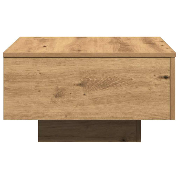 vidaXL Table basse chêne artisan 55 x 55 x 31 cm