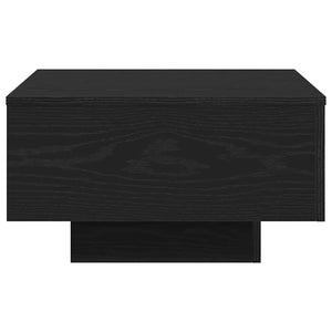 Schwarzer Couchtisch Eichenoptik 55cm
