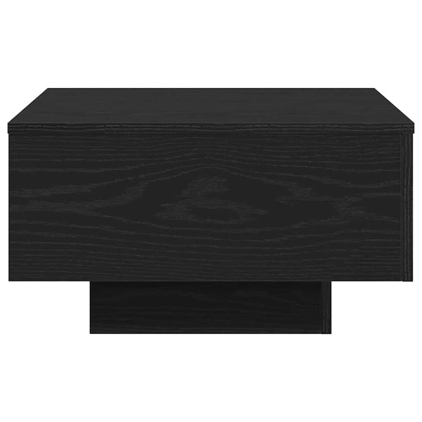 Schwarzer Couchtisch Eichenoptik 55cm
