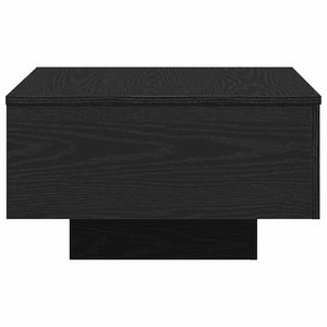 Schwarzer Couchtisch Eichenoptik 55cm