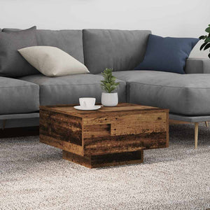 Couchtisch Altholz 55x55 cm