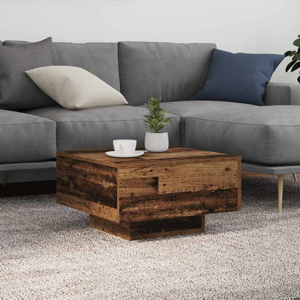 Couchtisch Altholz 55x55 cm