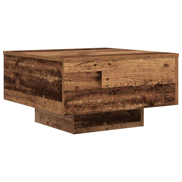 Couchtisch Altholz 55x55 cm