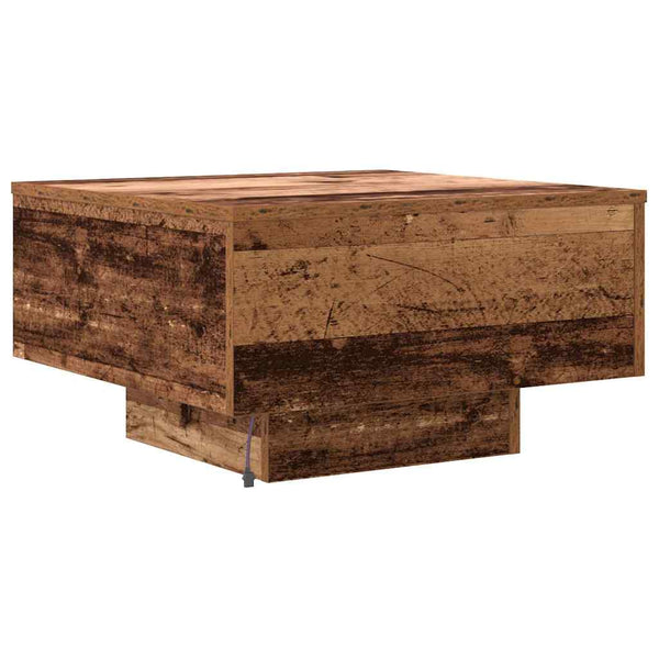 Couchtisch Altholz 55x55 cm