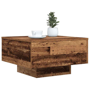 Couchtisch Altholz 55x55 cm