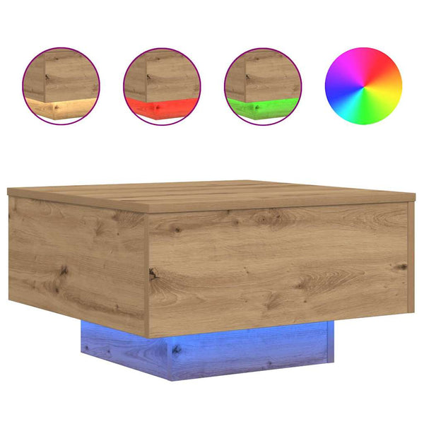 Artisan Eiche Couchtisch 55x55 cm