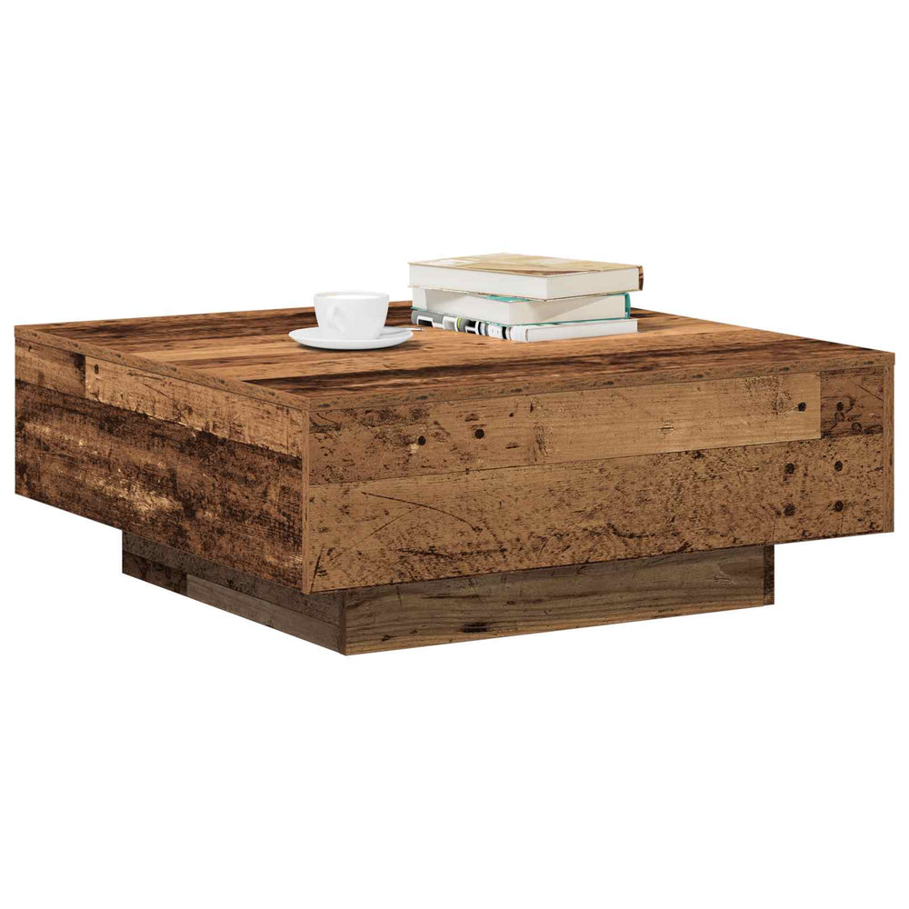 Couchtisch Altholz 80x80 cm