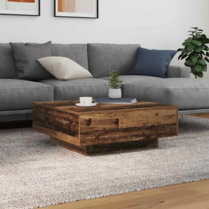 Couchtisch Altes Holz Blau 80x80 cm