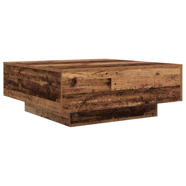 Couchtisch Altes Holz Blau 80x80 cm