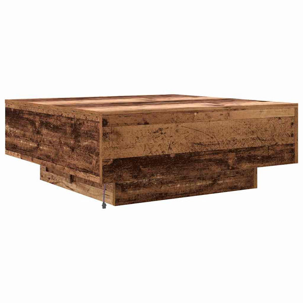 Couchtisch Altes Holz Blau 80x80 cm