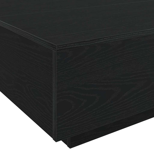 Couchtisch Schwarz Eiche 80x80 cm