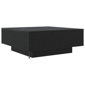 Couchtisch Schwarz Eiche 80x80 cm