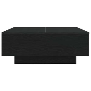 Couchtisch Schwarz Eiche 80x80 cm