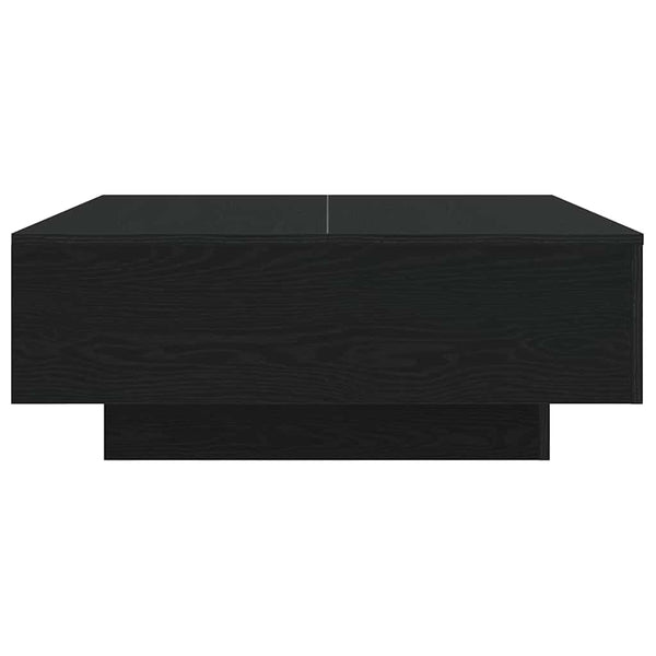 Couchtisch Schwarz Eiche 80x80 cm