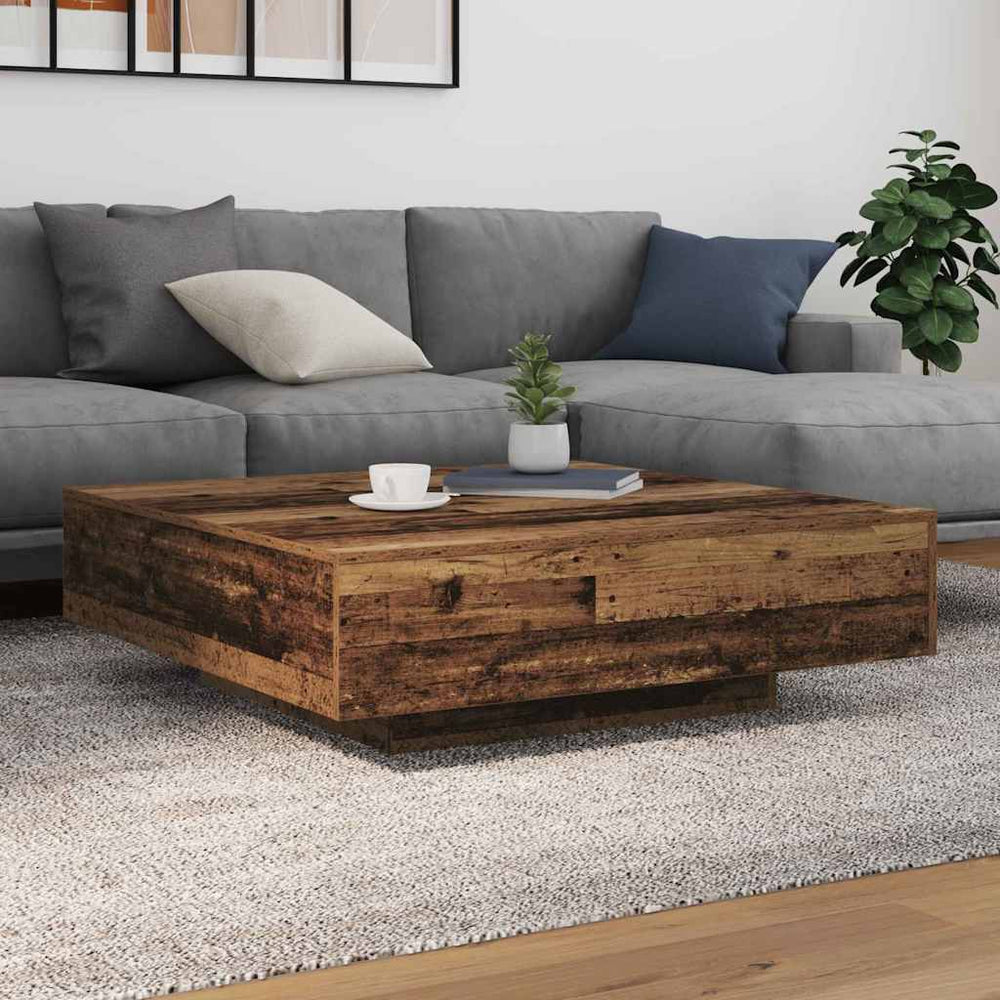 Couchtisch Altholz 100x100 cm