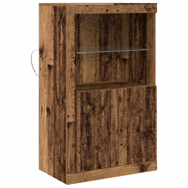 LED Sideboard Altholz 60,5x37x100cm