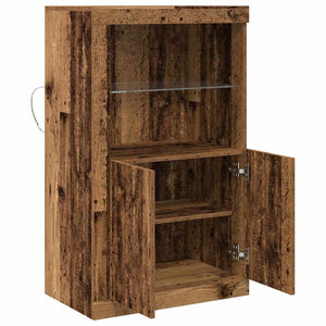 LED Sideboard Altholz 60,5x37x100cm