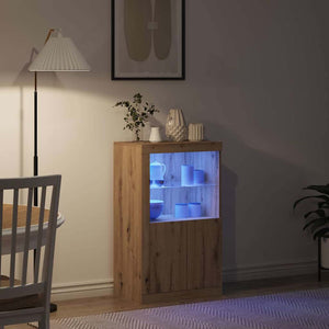 LED Sideboard Artisan Eiche 60,5x37x100cm