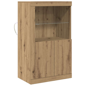 LED Sideboard Artisan Eiche 60,5x37x100cm