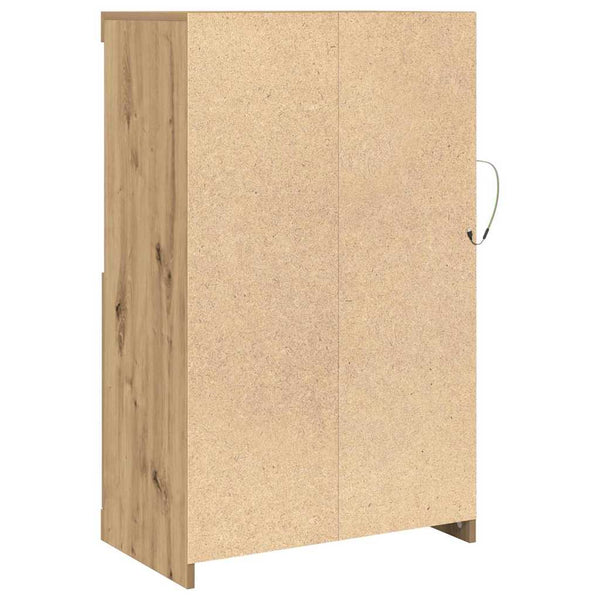 LED Sideboard Artisan Eiche 60,5x37x100cm
