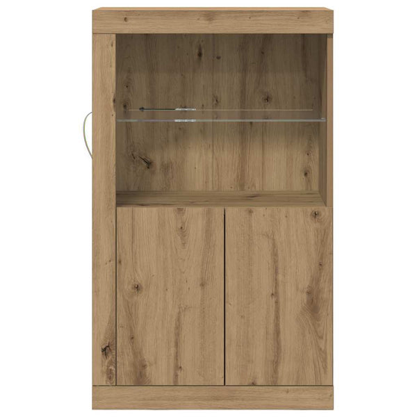 LED Sideboard Artisan Eiche 60,5x37x100cm