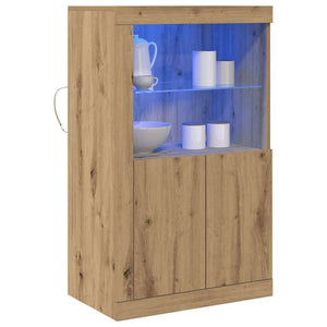 LED Sideboard Artisan Eiche 60,5x37x100cm