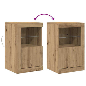 LED Sideboard Artisan Eiche 67cm