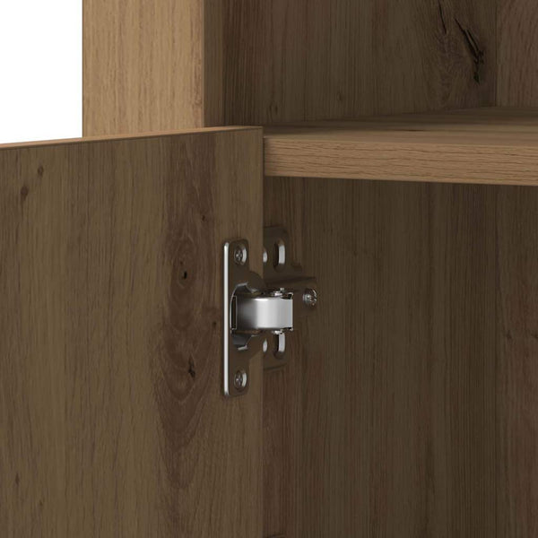 LED Sideboard 2er Set Artisan Eiche