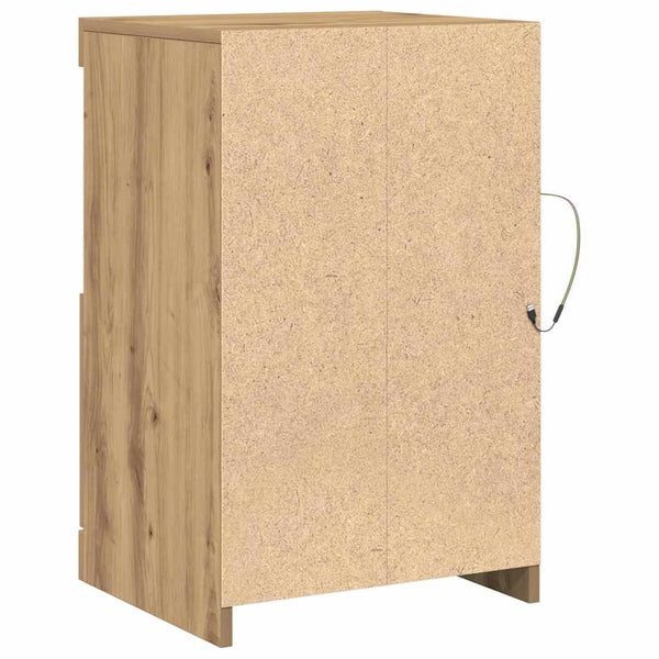 LED Sideboard 2er Set Artisan Eiche