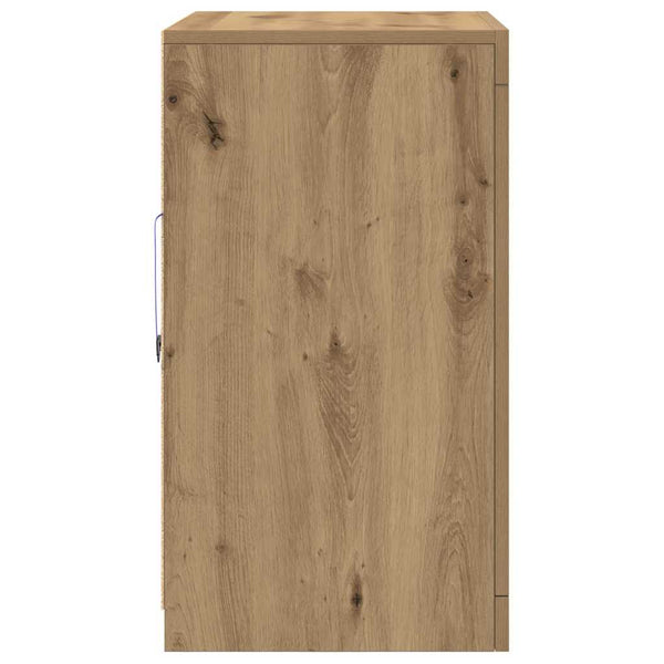 LED Sideboard 2er Set Artisan Eiche