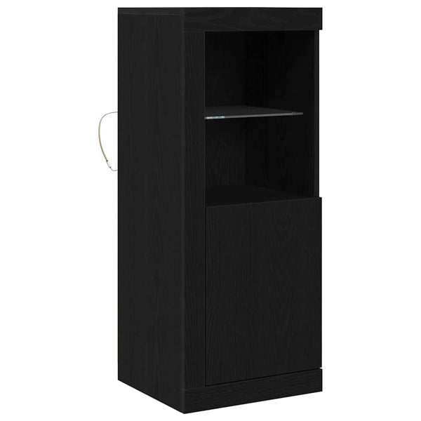 LED Sideboard Schwarz 100 cm