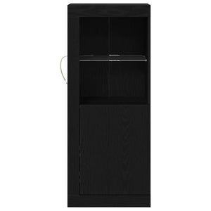 LED Sideboard Schwarz 100 cm