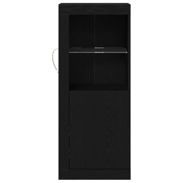 LED Sideboard Schwarz 100 cm