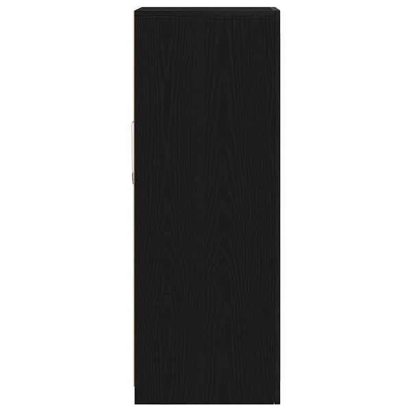 LED Sideboard Schwarz 100 cm