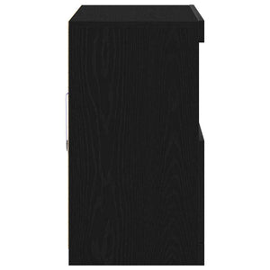 LED Sideboard Schwarz 81 cm