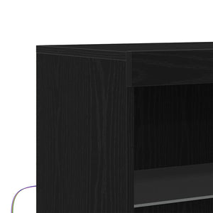 Schwarzes LED Sideboard 60cm