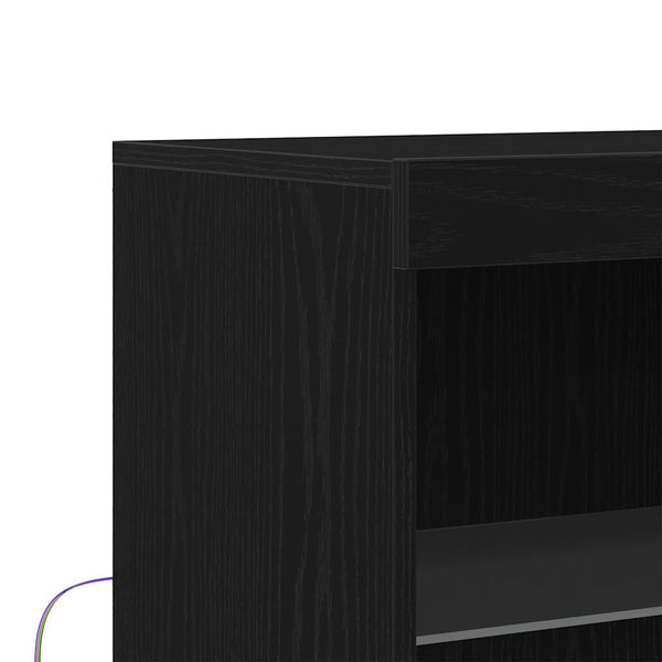 Schwarzes LED Sideboard 60cm