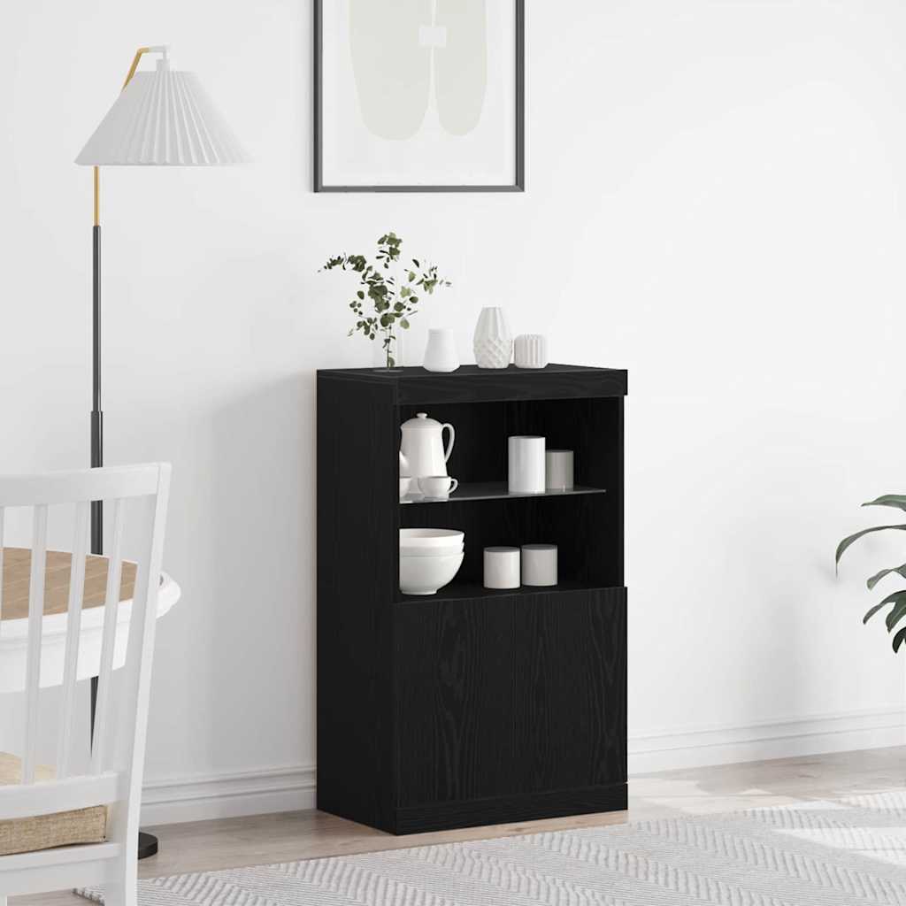 Schwarzes LED Sideboard 60cm