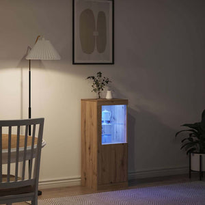 LED Sideboard Artisan Eiche 100cm