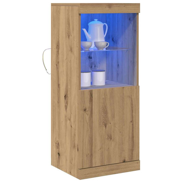 LED Sideboard Artisan Eiche 100cm