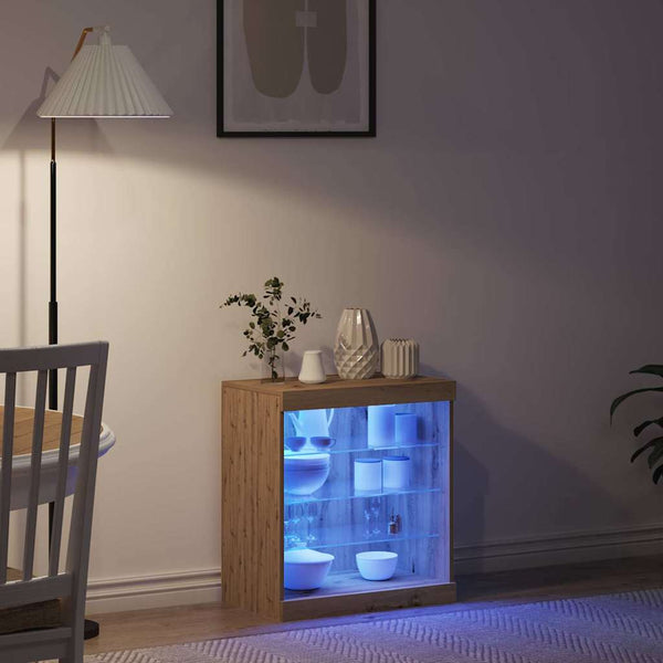 LED Sideboard Artisan Eiche 60,5cm
