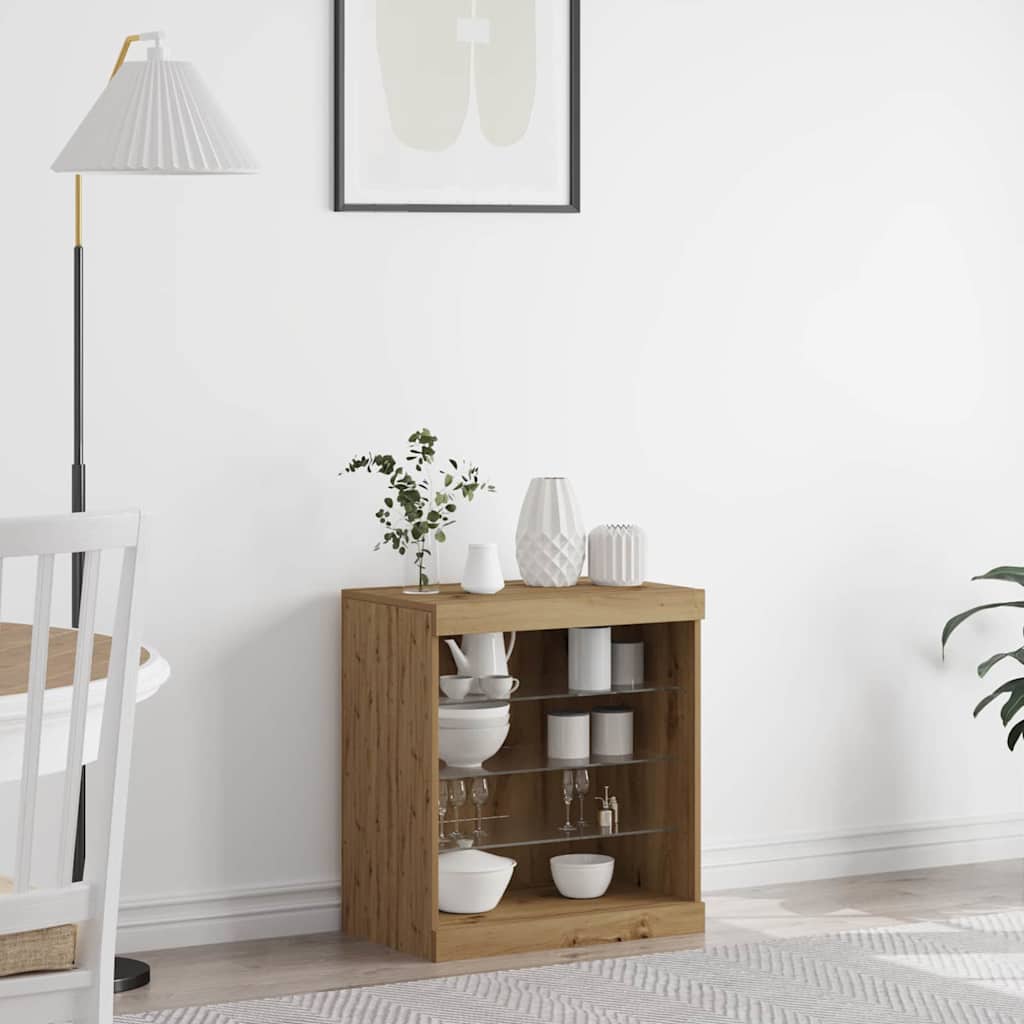 LED Sideboard Artisan Eiche 60,5cm