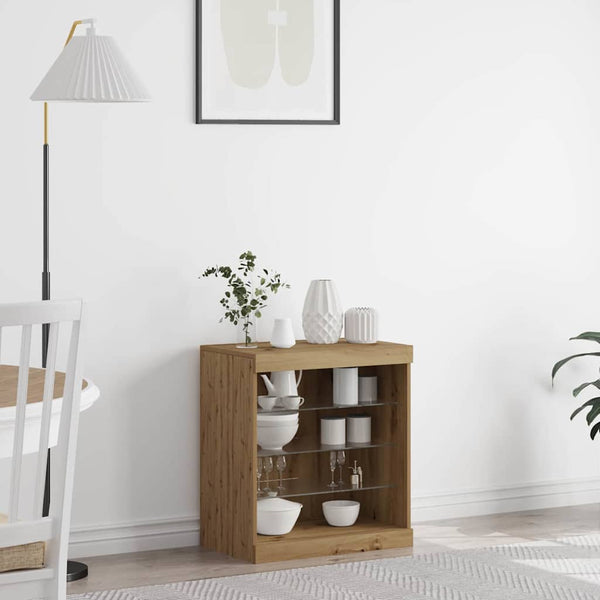 LED Sideboard Artisan Eiche 60,5cm