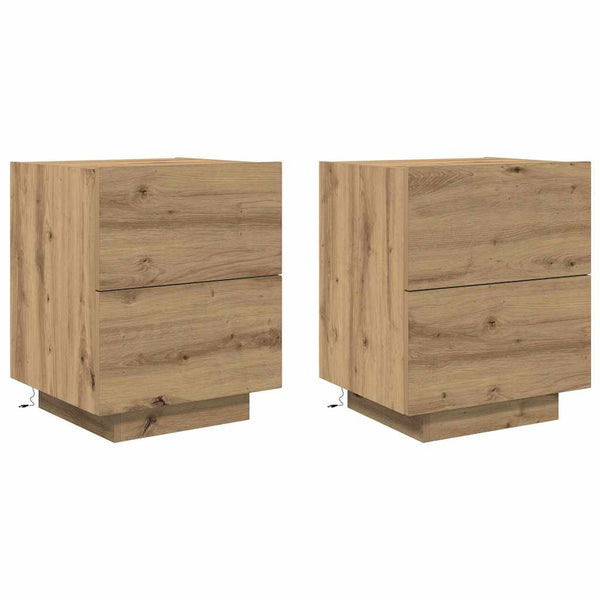 Nachttische 2er Set Artisan Eiche