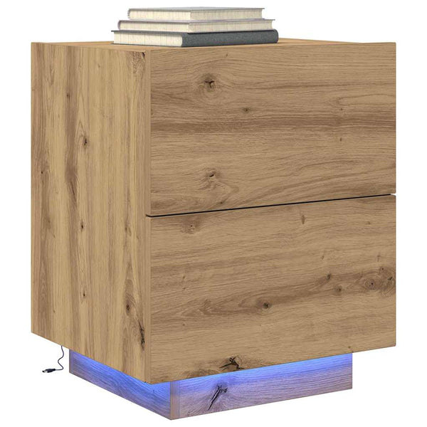 Nachttische 2er Set Artisan Eiche