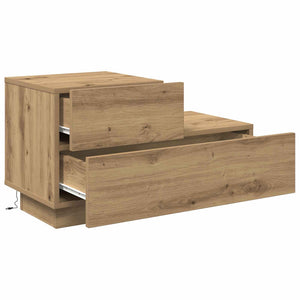 Nachttisch Artisan Eiche mit LED