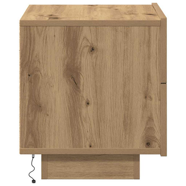 Nachttisch Artisan Eiche mit LED