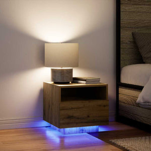 Nachttisch Artisan Eiche mit LED