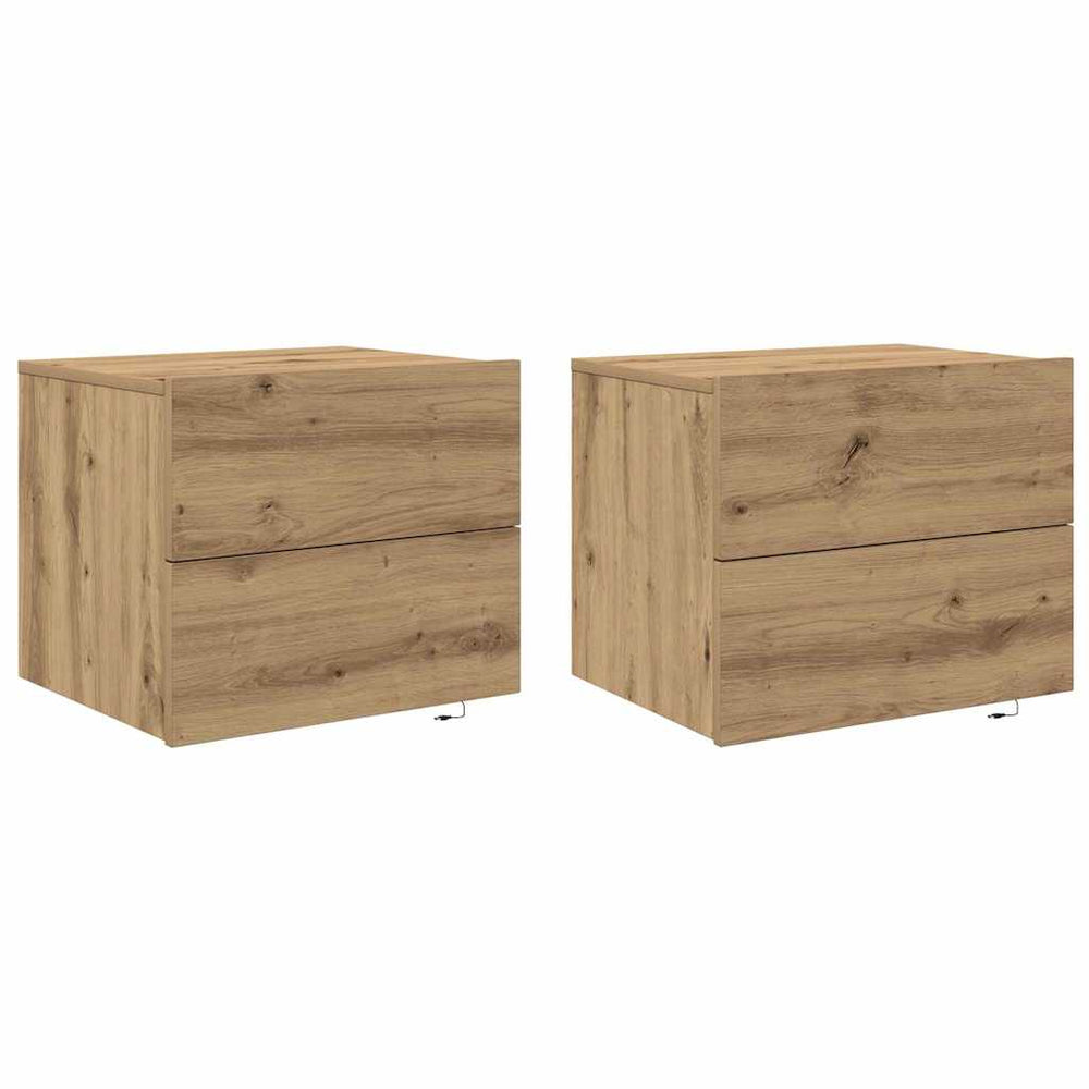 Nachttisch 2er Set Artisan Eiche